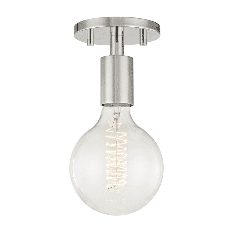 Mitzi Ava Ceiling Light in Polished Nickel