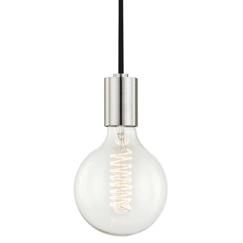 Mitzi Ava 9" Pendant Light in Polished Nickel