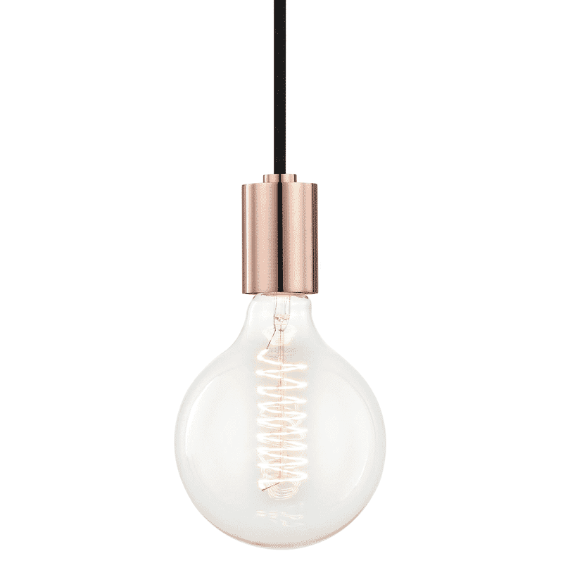 Mitzi Ava 9" Pendant Light in Polished Copper