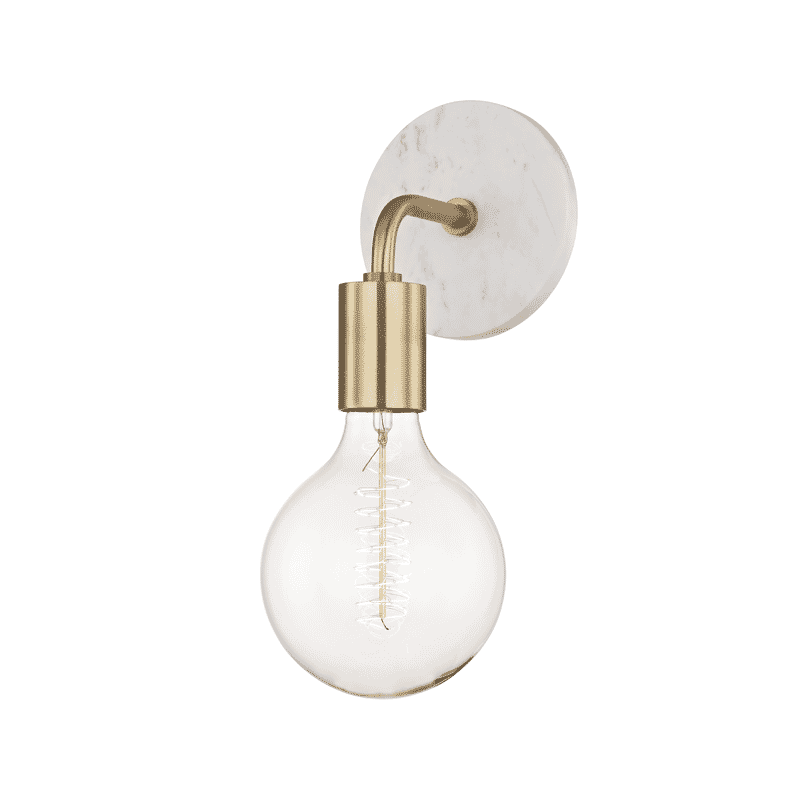 Mitzi Chloe 13" Wall Sconce in Aged Brass