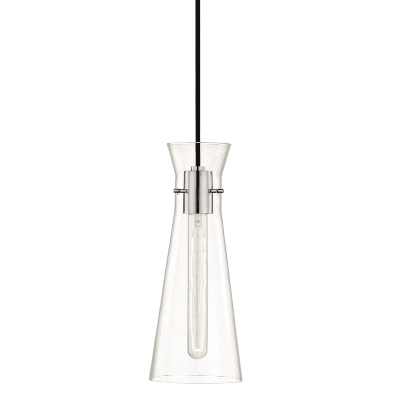 Mitzi Anya 15" Pendant Light in Polished Nickel