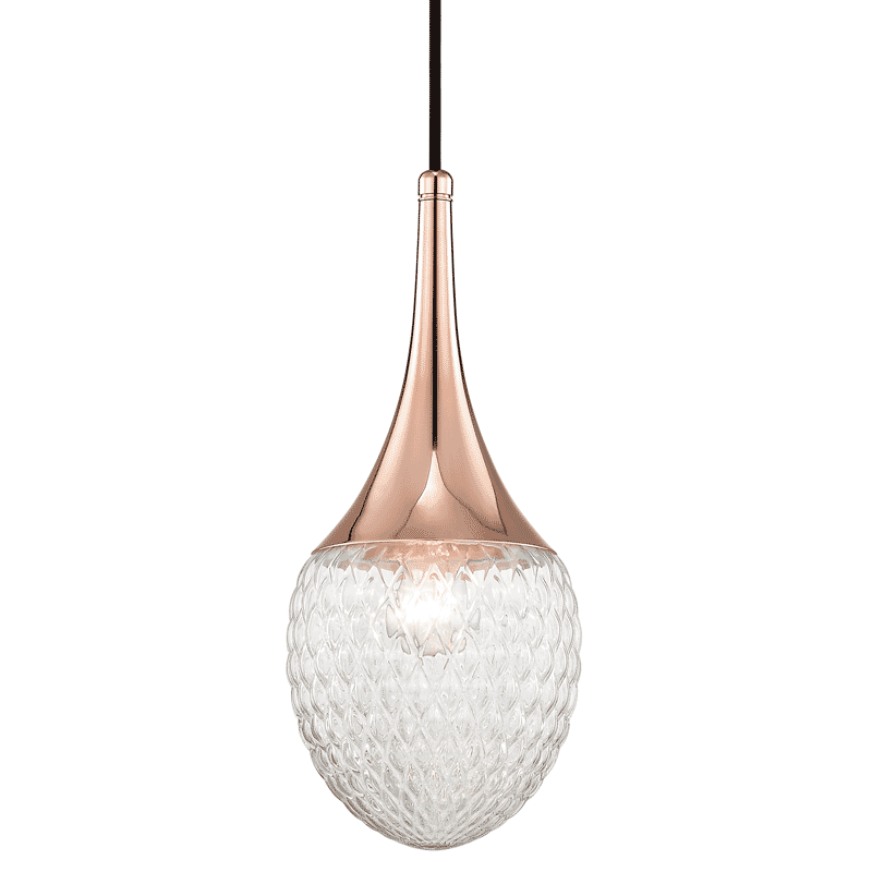 Mitzi Bella 16" Pendant Light in Polished Copper