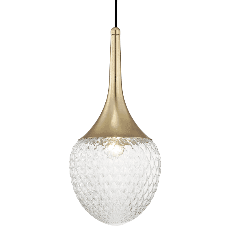 Mitzi Bella 22" Pendant Light in Aged Brass