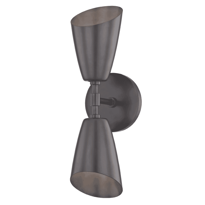 Mitzi Kai 2-Light 15" Wall Sconce in Old Bronze