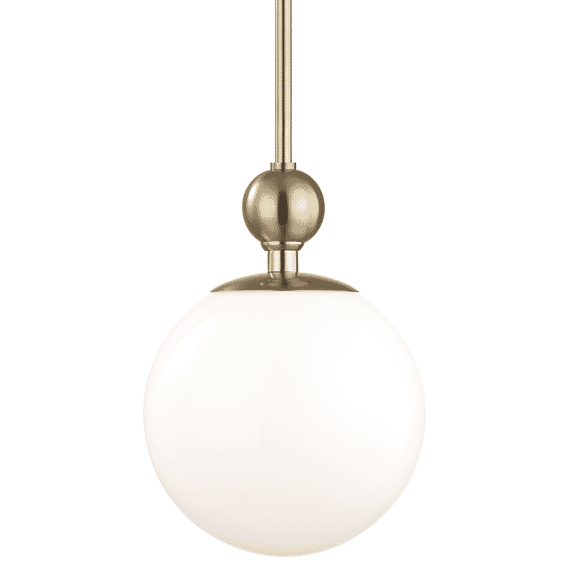 Mitzi Daphne 17" Pendant Light in Aged Brass