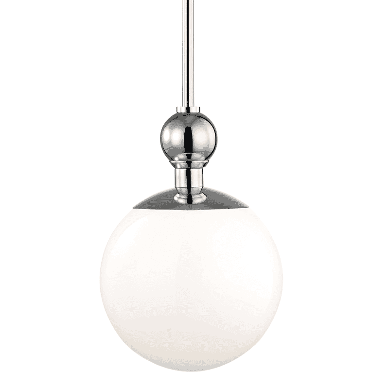 Mitzi Daphne 14" Mini Pendant in Polished Nickel