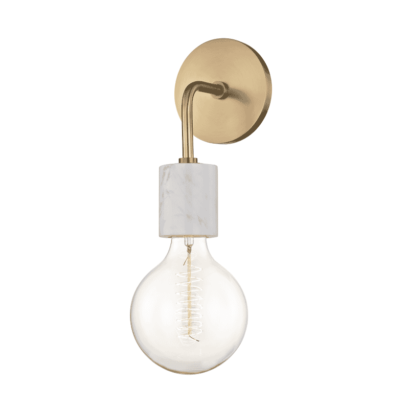 Mitzi Asime 15" Wall Sconce in Aged Brass