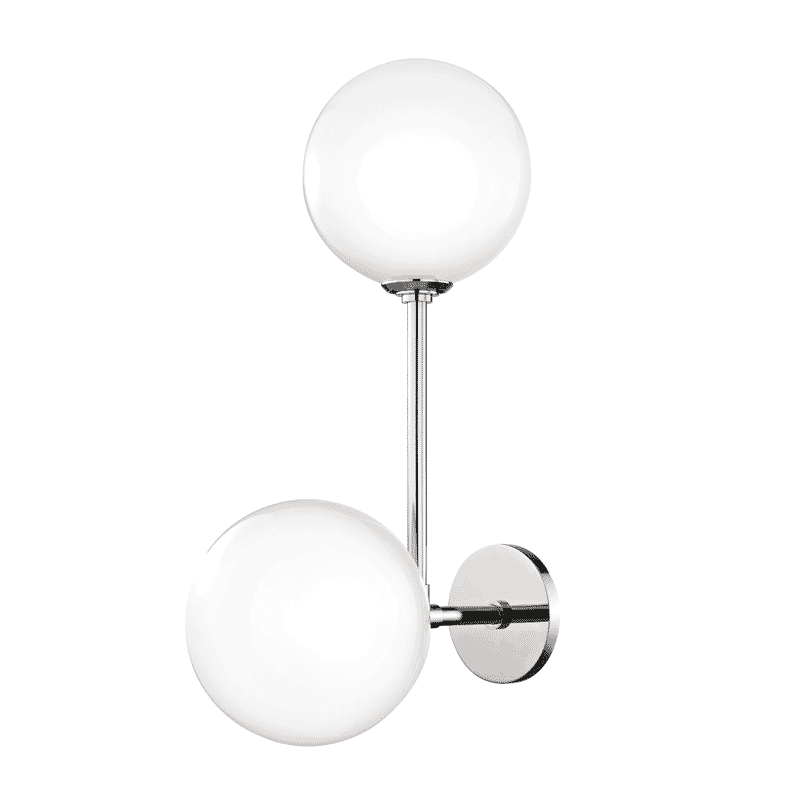 Mitzi Ashleigh 2-Light 22" Wall Sconce in Polished Nickel