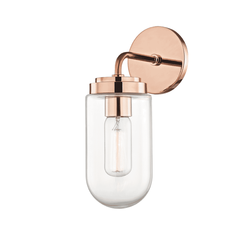 Mitzi Clara Wall Sconce in Polished Copper