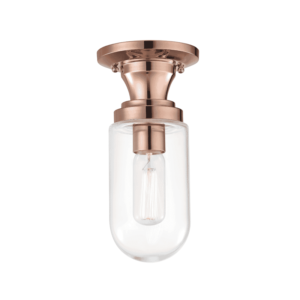 Mitzi Clara Ceiling Light in Polished Copper