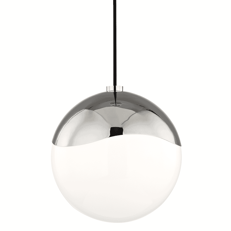 Mitzi Ella 11" Pendant Light in Polished Nickel