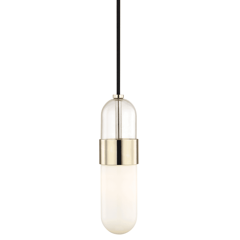 Mitzi Emilia 11" Pendant Light in Polished Bronze