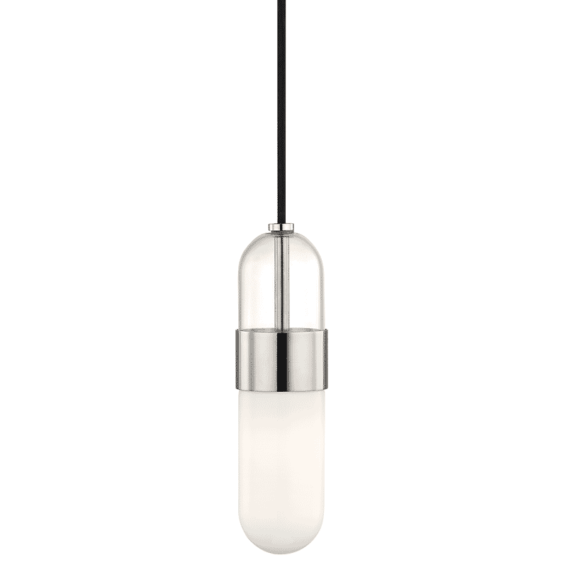 Mitzi Emilia 11" Pendant Light in Polished Nickel