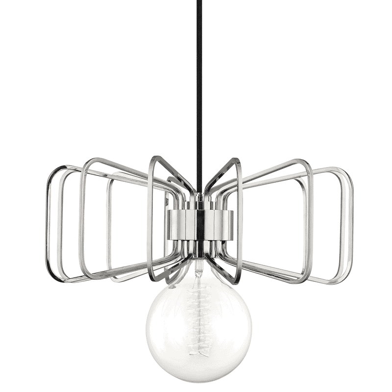 Mitzi Daisy 10" Pendant Light in Polished Nickel