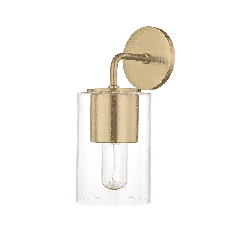 Mitzi Lula 12" Wall Sconce in Aged Brass