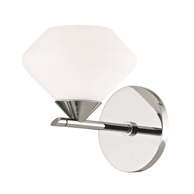 Mitzi Valerie 6" Bathroom Vanity Light in Polished Nickel