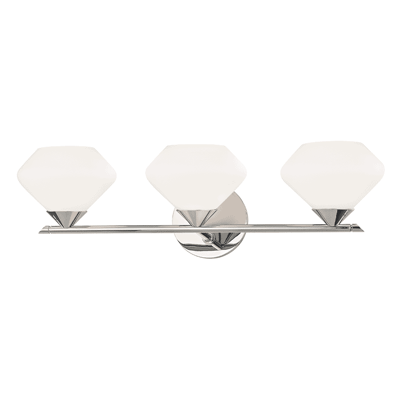 Mitzi Valerie 3-Light 22" Bathroom Vanity Light in Polished Nickel