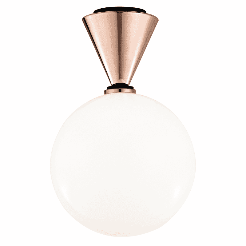 Mitzi Piper Ceiling Light in Polished Copper and Black