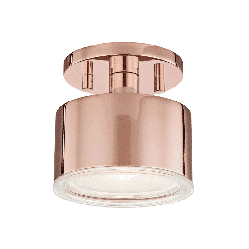 Mitzi Nora Ceiling Light in Polished Copper