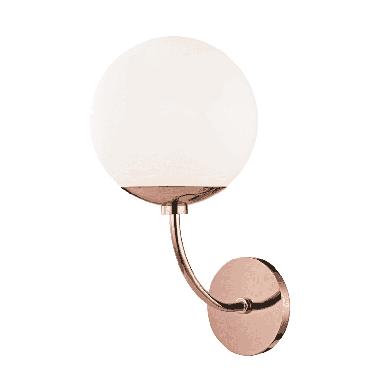 Mitzi Carrie 15" Wall Sconce in Polished Copper