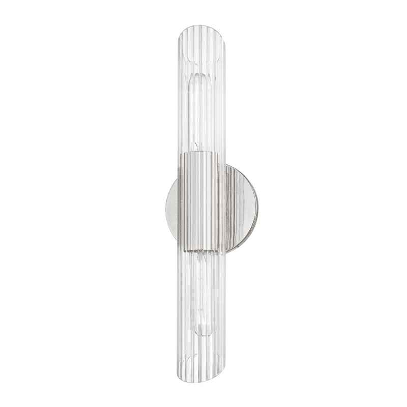 Mitzi Cecily 2-Light 17" Wall Sconce in Polished Nickel