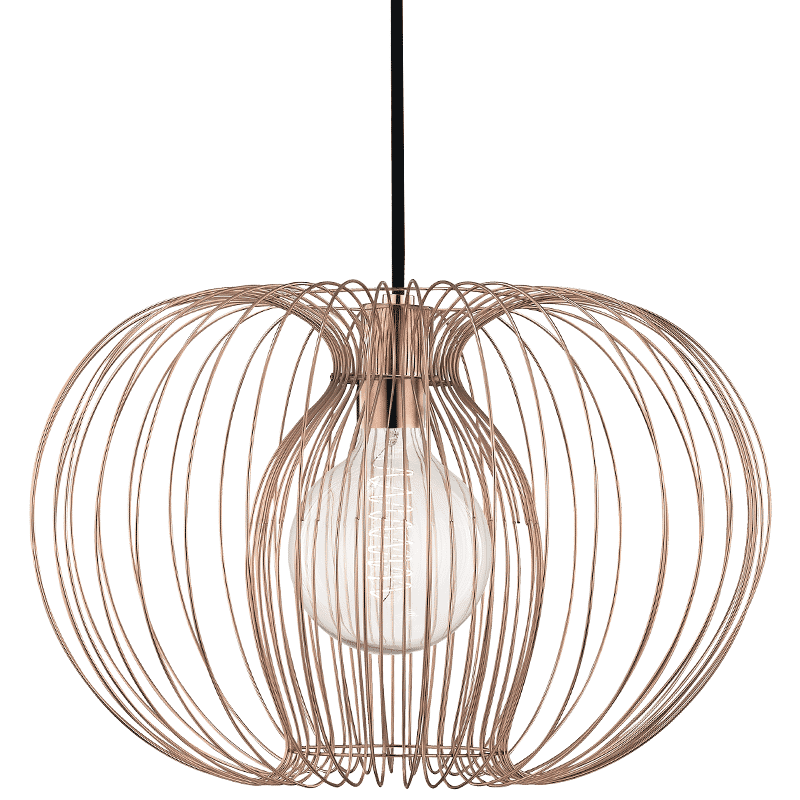 Mitzi Jasmine 12" Pendant Light in Polished Copper