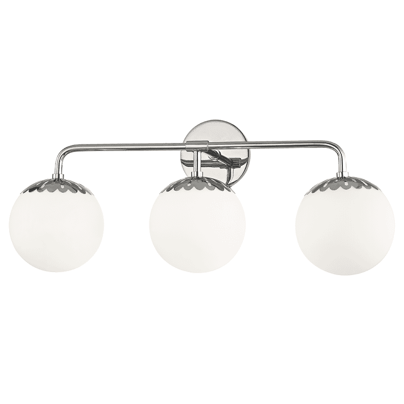 Mitzi Paige 3-Light 23" Bathroom Vanity Light in Polished Nickel