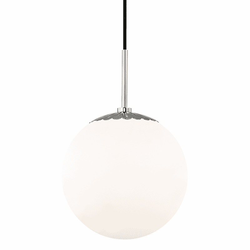 Mitzi Paige 17" Pendant Light in Polished Nickel