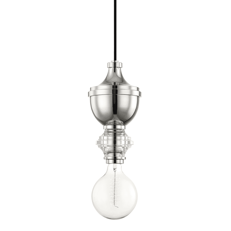 Mitzi Elliot 17" Pendant Light in Polished Nickel