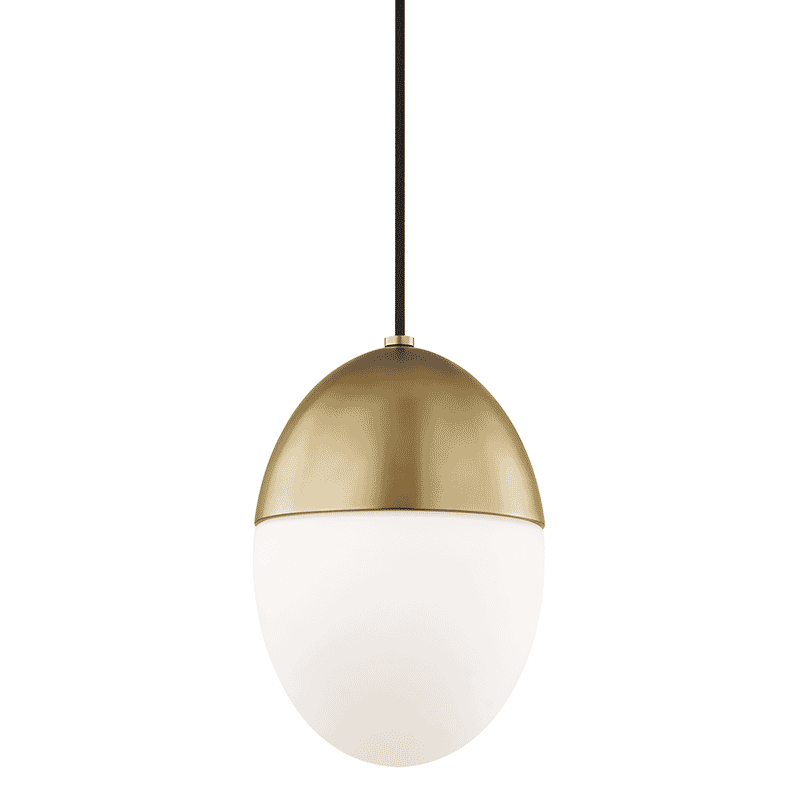 Mitzi Orion 11" Mini Pendant in Aged Brass