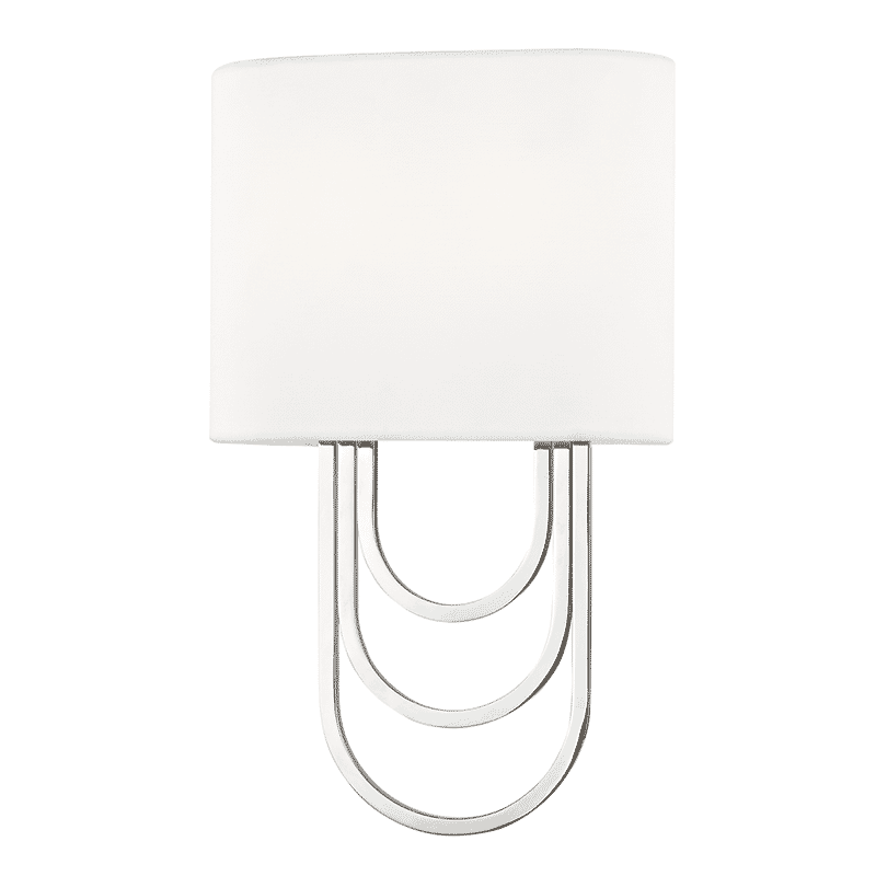 Mitzi Farah 2-Light 14" Wall Sconce in Polished Nickel