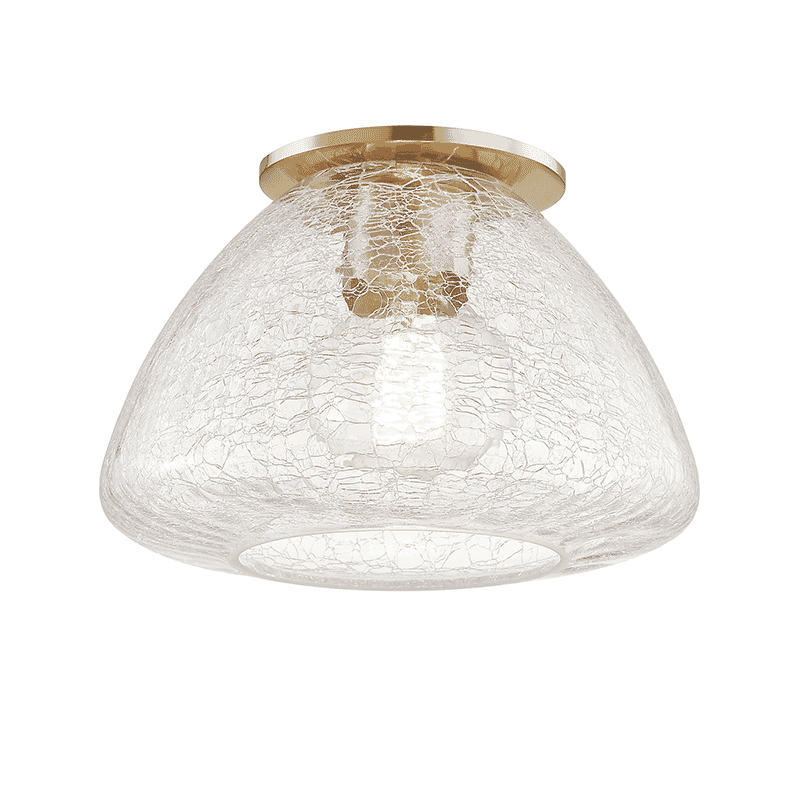 Mitzi Maya 9" Ceiling Light in Aged Brass