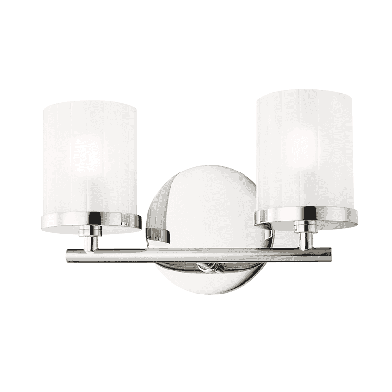 Mitzi Ryan 2-Light 11" Bathroom Vanity Light in Polished Nickel