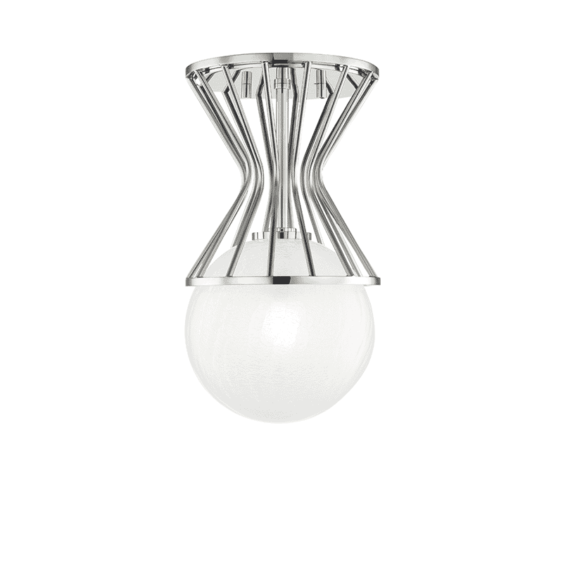 Mitzi Petra Ceiling Light in Polished Nickel