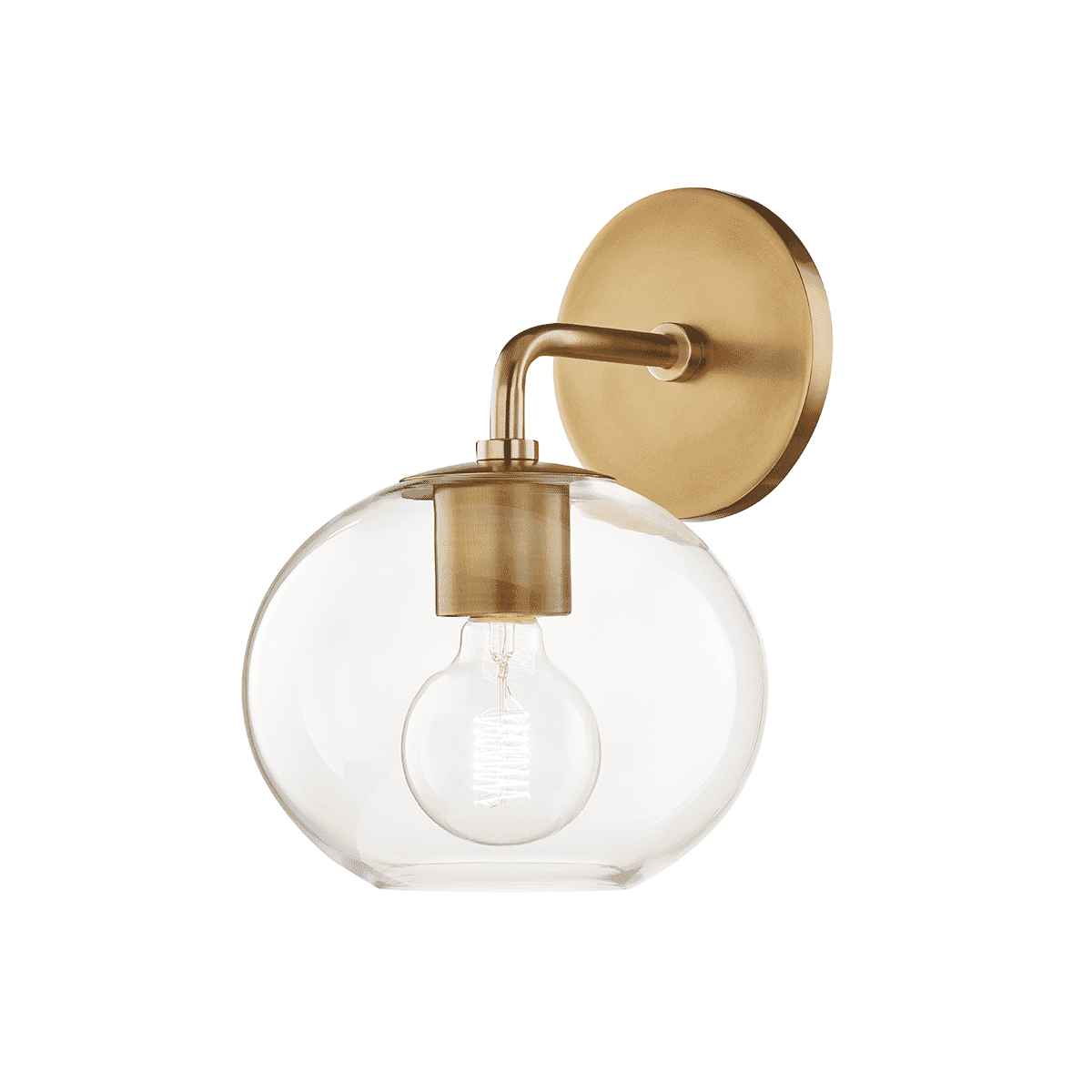 Mitzi Margot Wall Sconce in Aged Brass