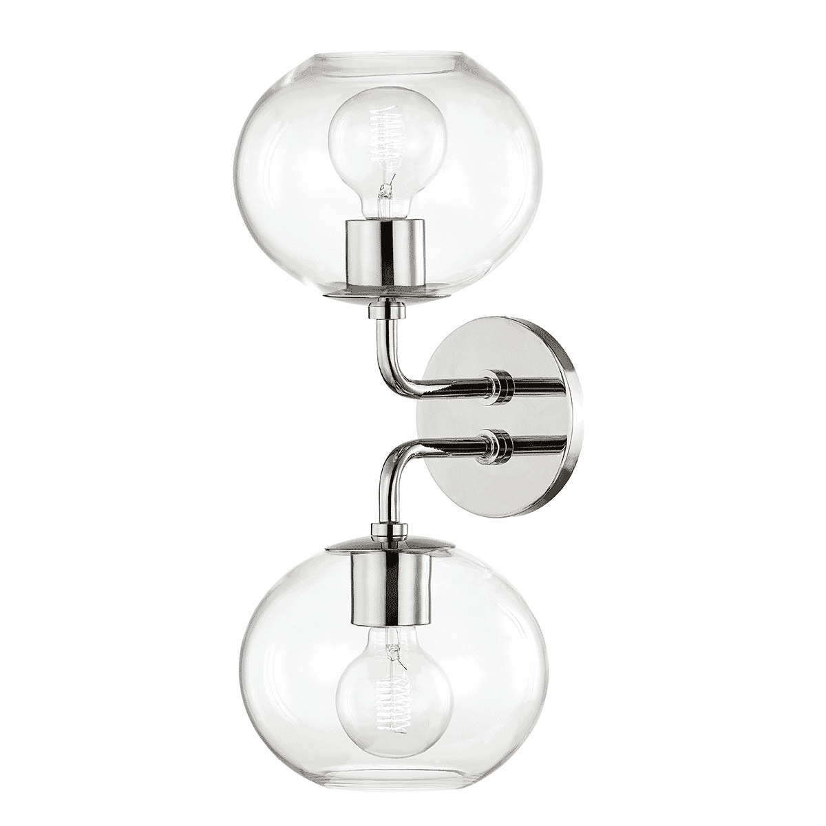 Mitzi Margot Wall Sconce in Polished Nickel