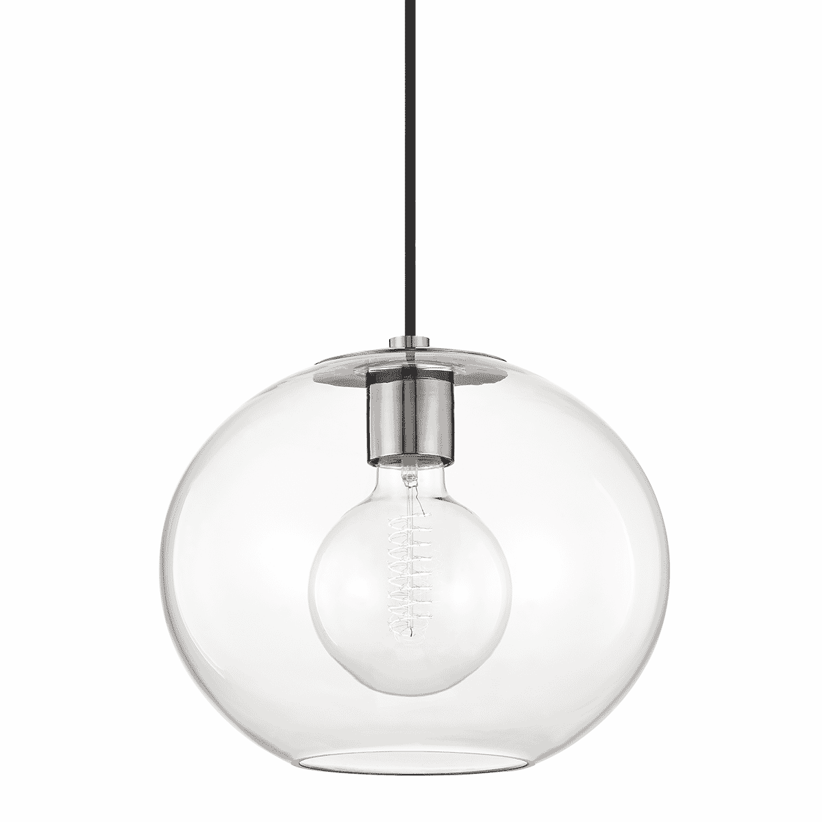 Mitzi Margot Pendant Light in Polished Nickel