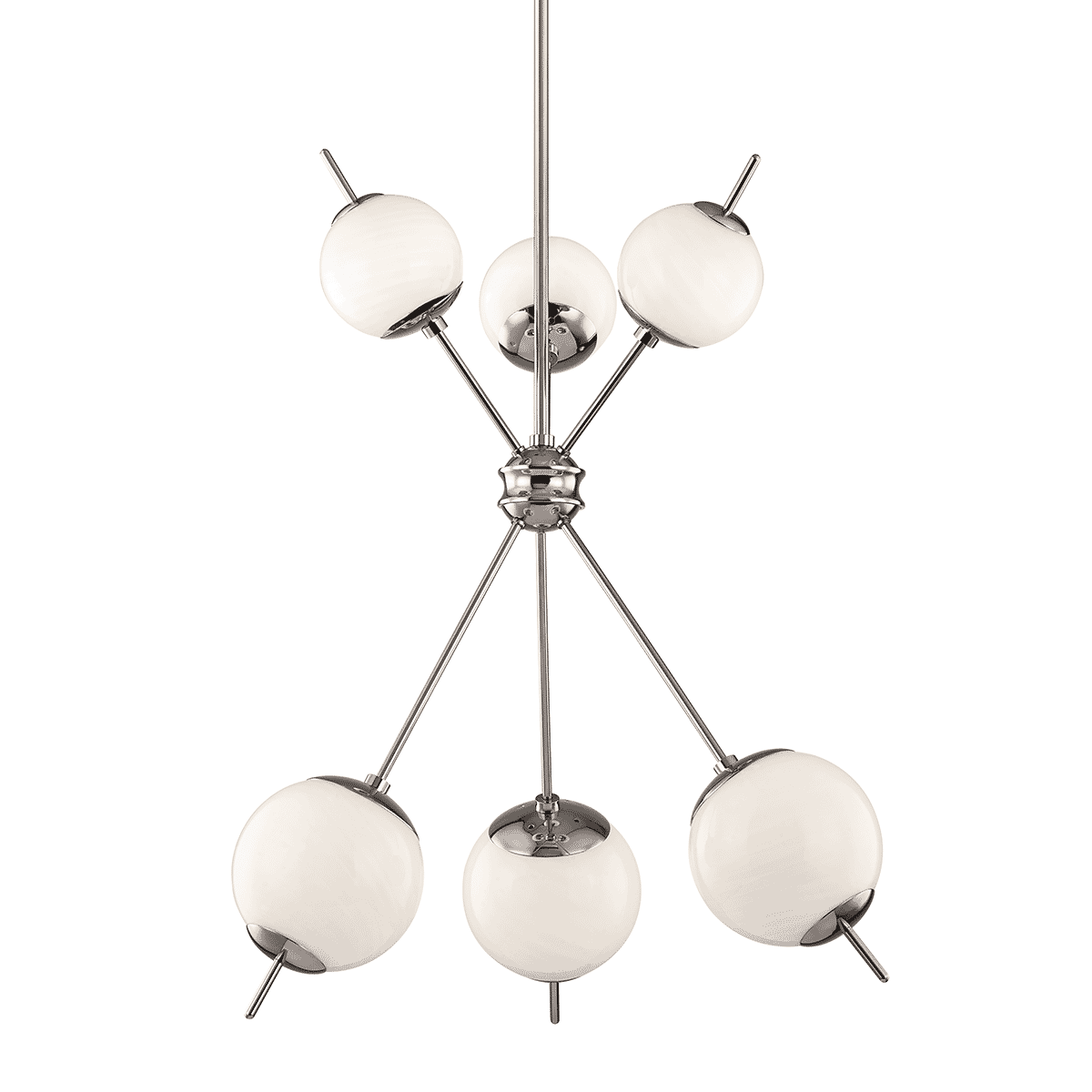 Mitzi Remi Chandelier in Polished Nickel