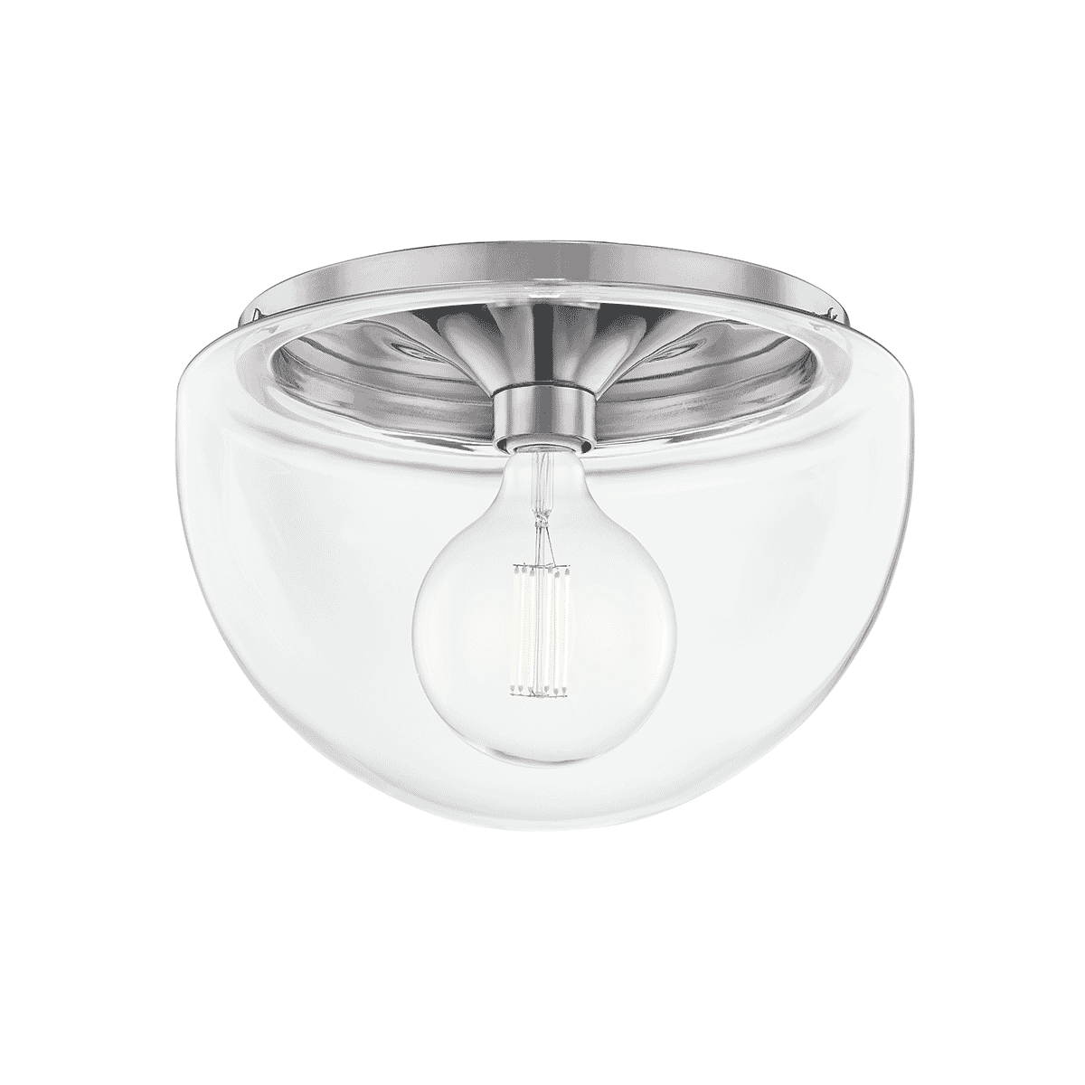 Mitzi Grace Ceiling Light in Polished Nickel