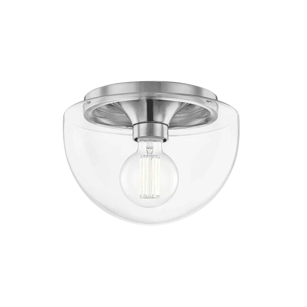 Mitzi Grace Ceiling Light in Polished Nickel