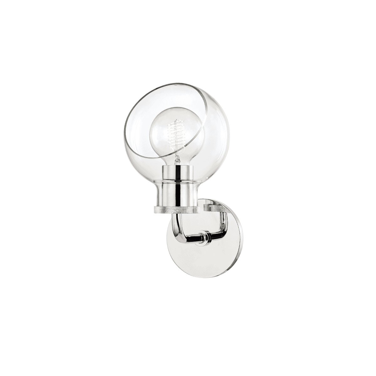 Mitzi Noelle Bathroom Vanity Light in Polished Nickel