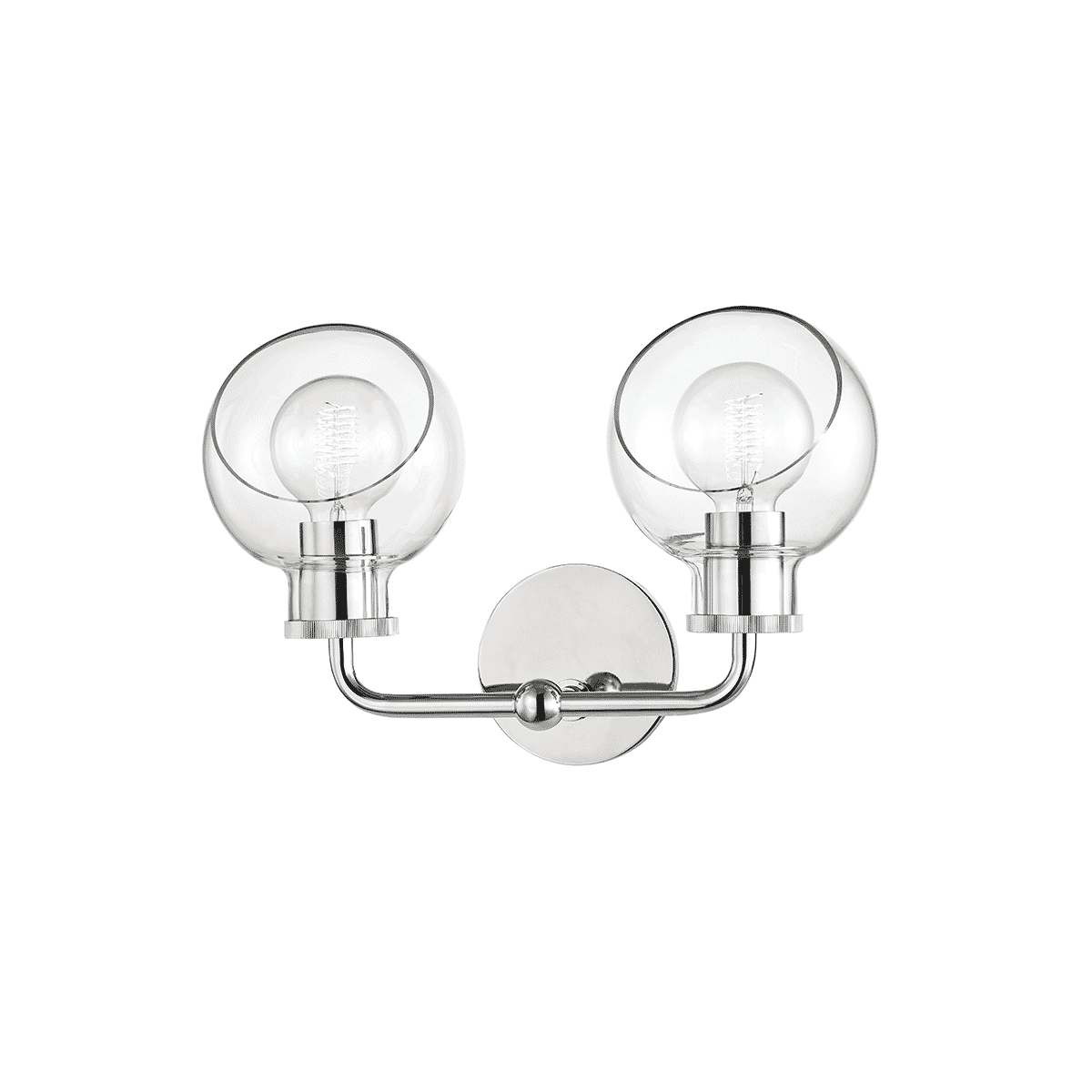 Mitzi Noelle Bathroom Vanity Light in Polished Nickel