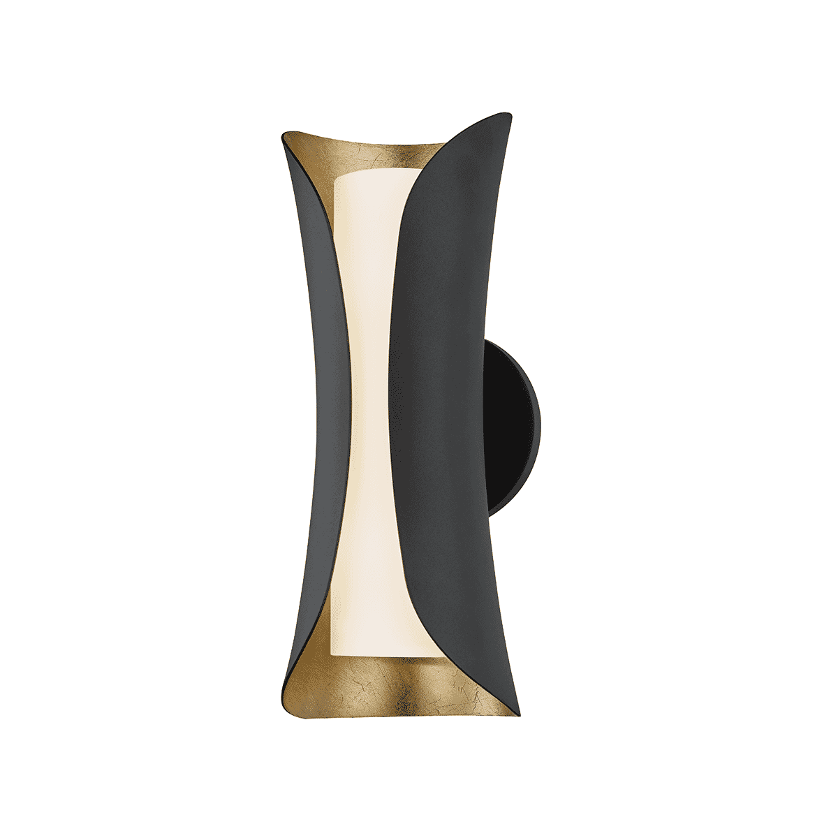 Mitzi Josie Wall Sconce in Black and Gold Leaf