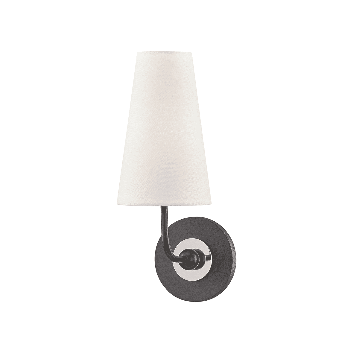 Mitzi Merri Wall Sconce in Polished Nickel and Black