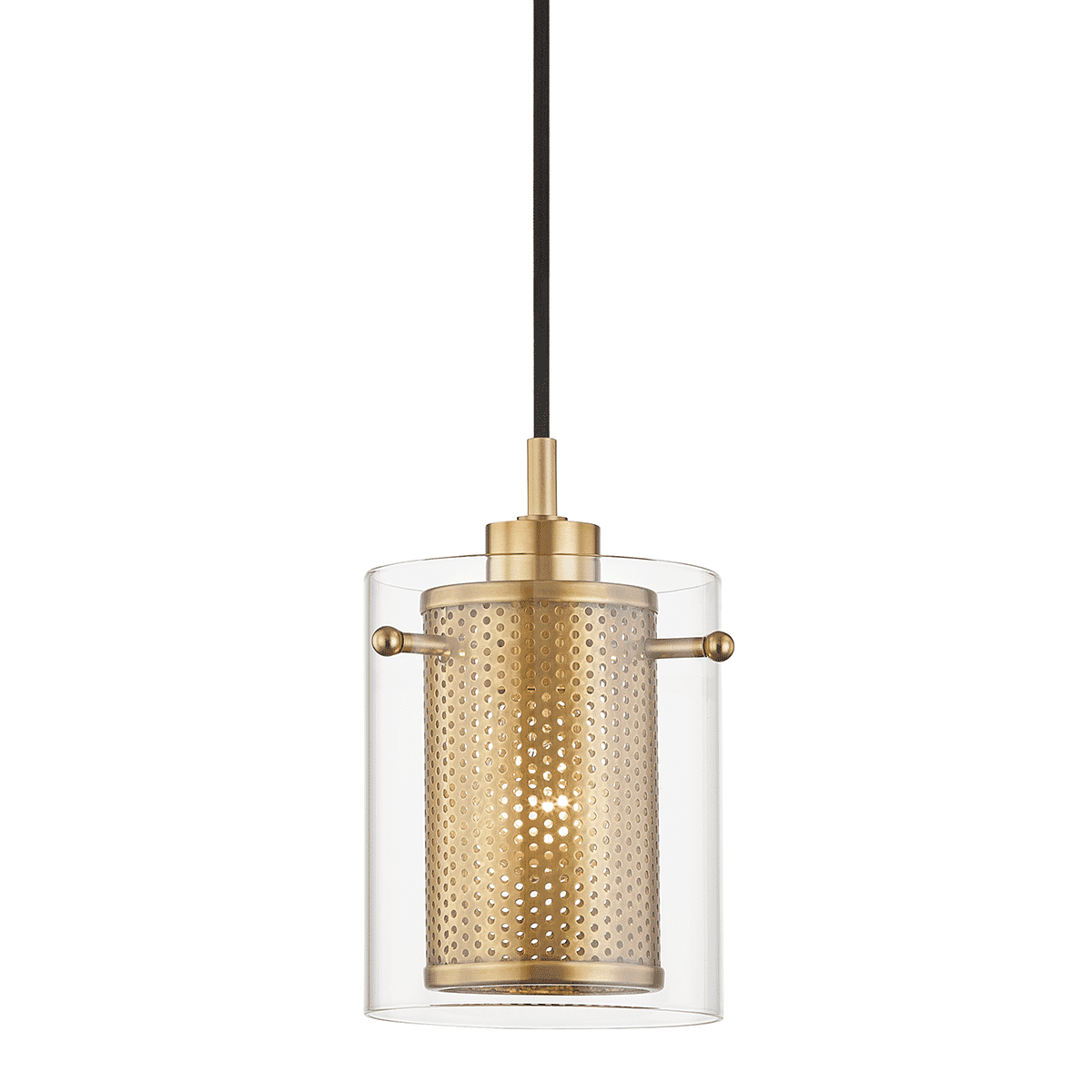 Mitzi Elanor Pendant Light in Aged Brass