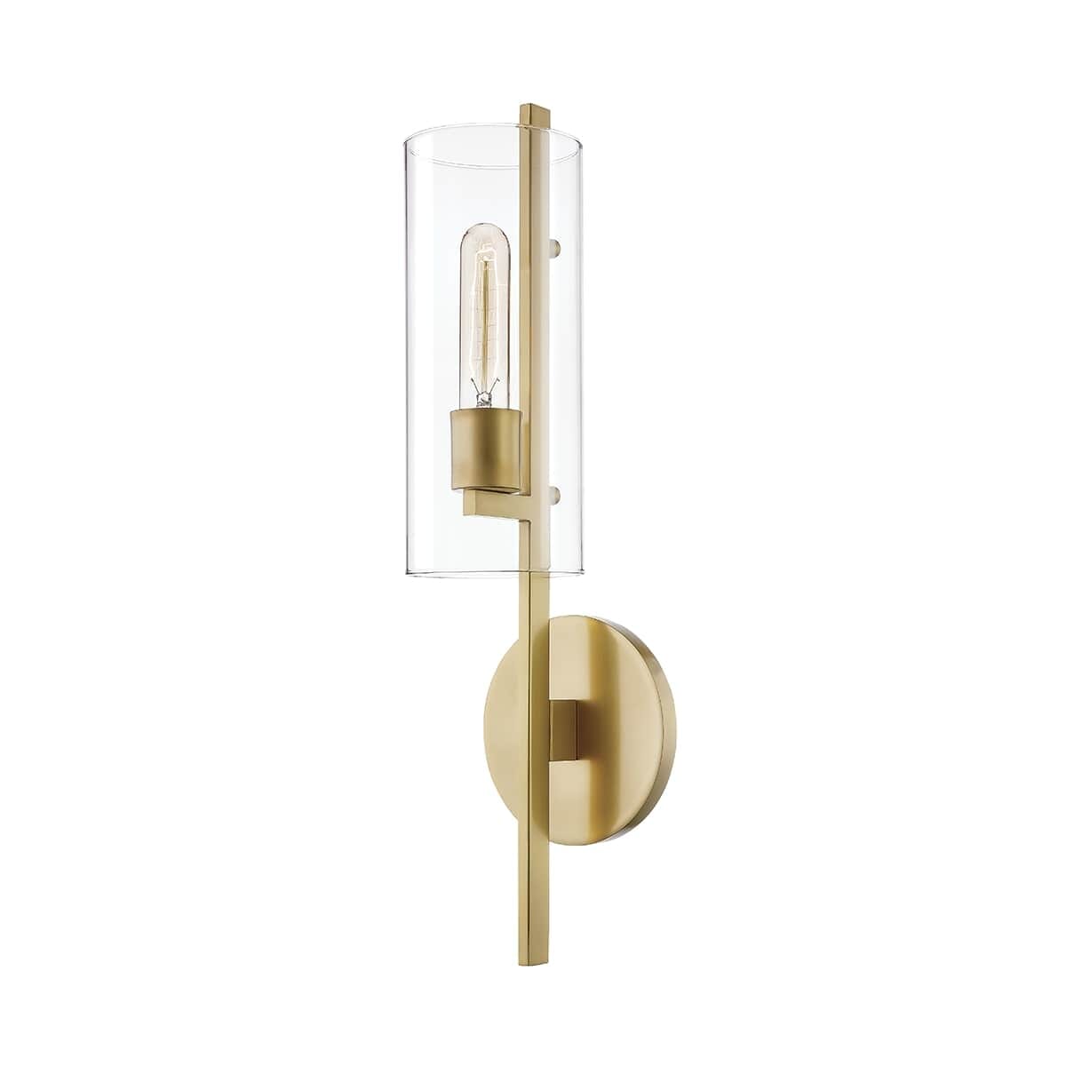 Mitzi Ariel 20" Wall Sconce in Aged Brass