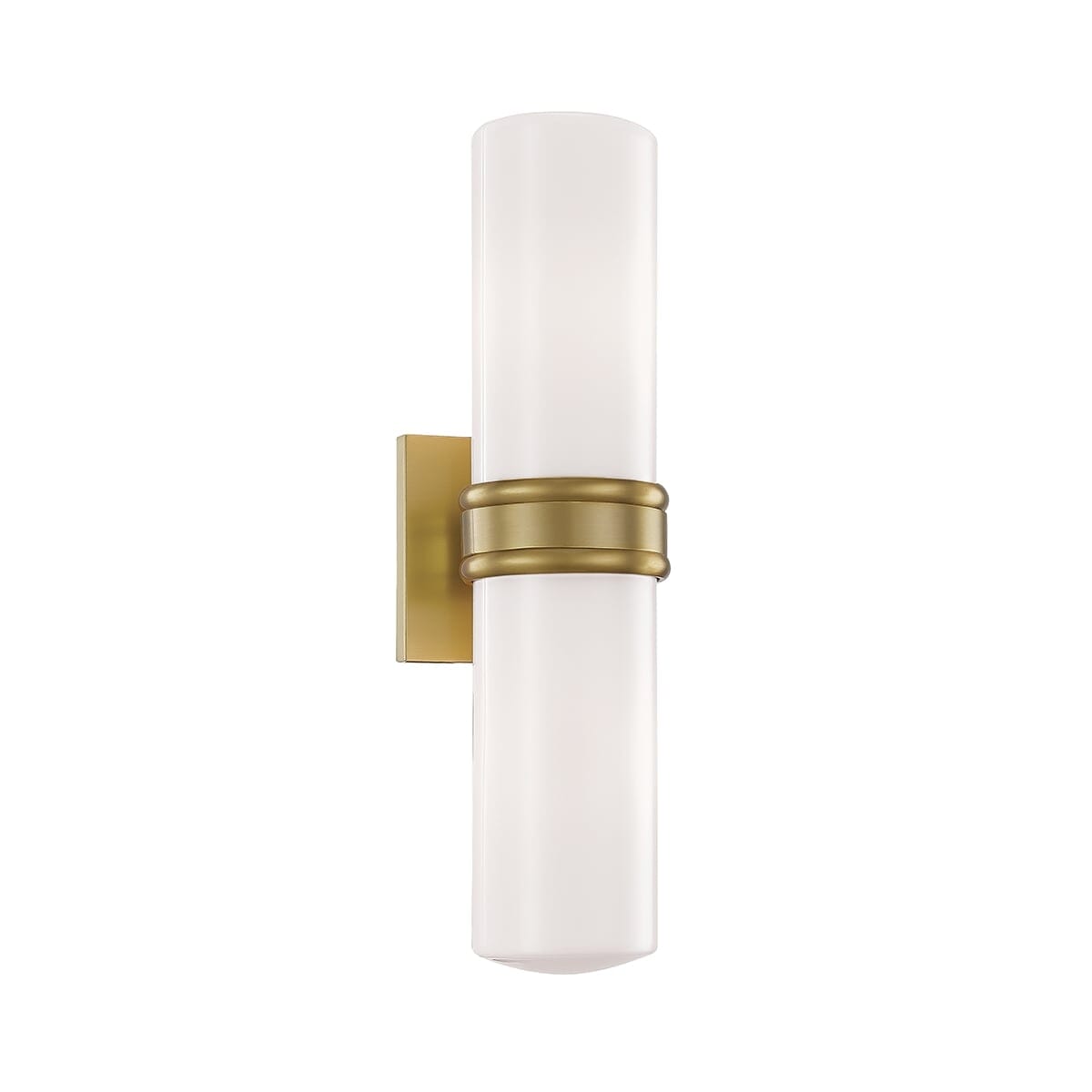 Mitzi Natalie 2-Light 16" Wall Sconce in Aged Brass