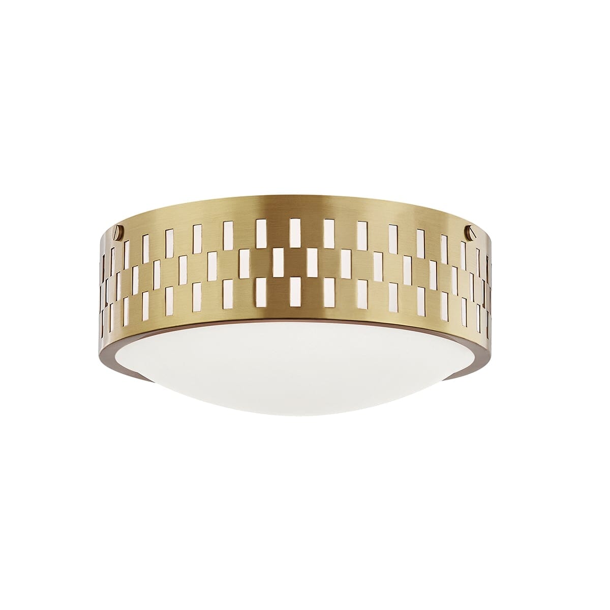 Mitzi Phoebe 2-Light Ceiling Light in Aged Brass