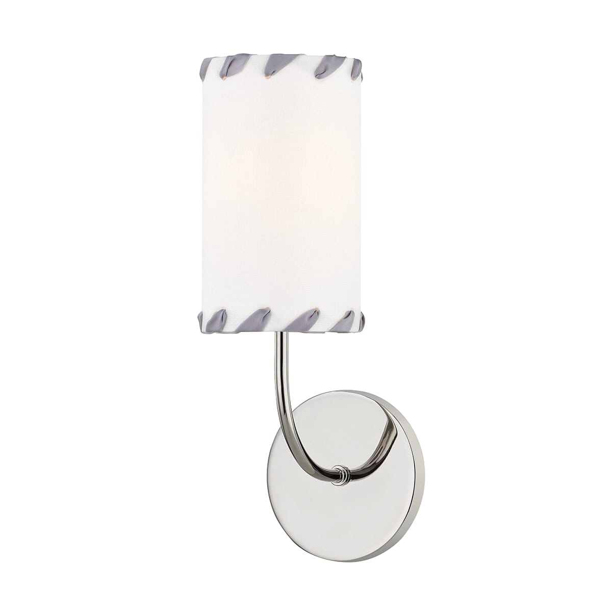 Mitzi Hannah 14" Wall Sconce in Polished Nickel