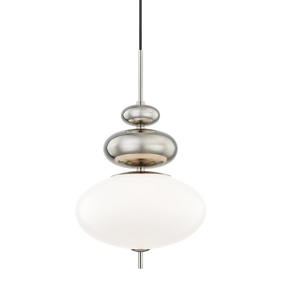 Mitzi Elsie 21" Pendant Light in Polished Nickel